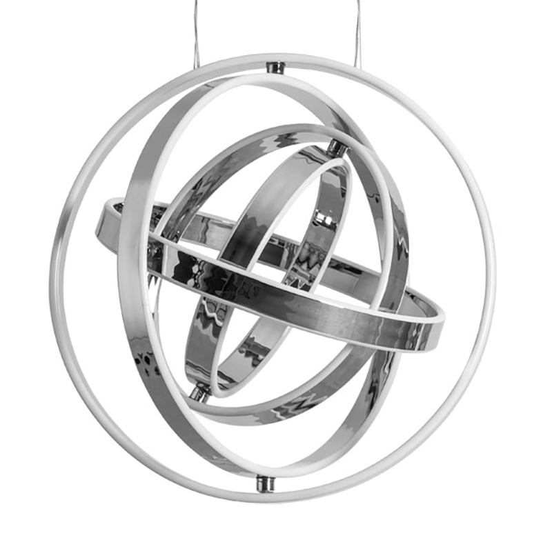 Люстра дизайнерская Rings Серебряный Люстра дизайнерская Rings Серебряный в Костроме | Loft Concept