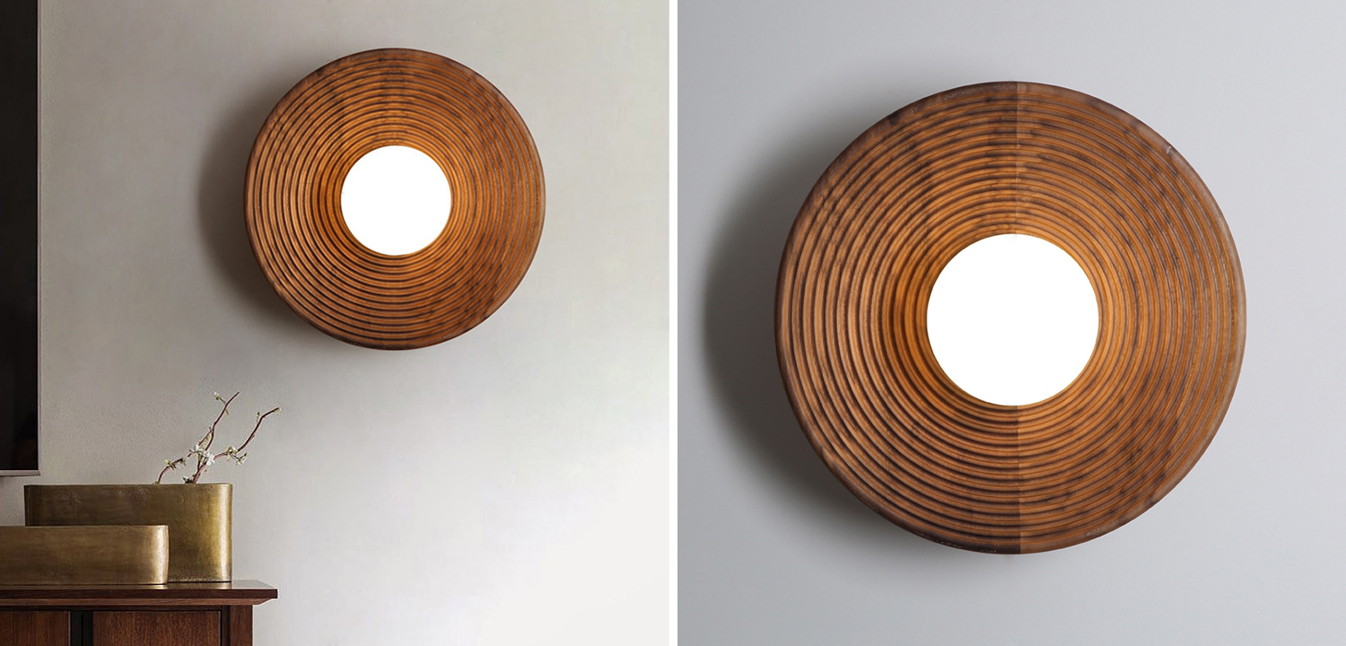 Бра Noya Wooden Wall Lamp - фото №1