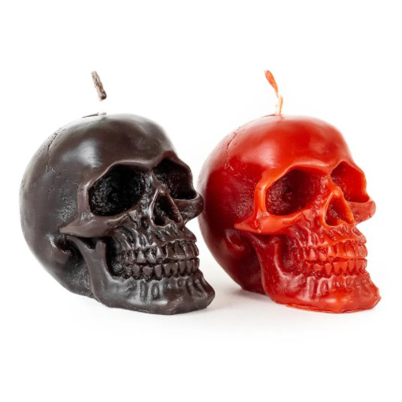 Набор свечей Black Red Skulls Черный Красный Набор свечей Black Red Skulls Черный Красный в Костроме | Loft Concept