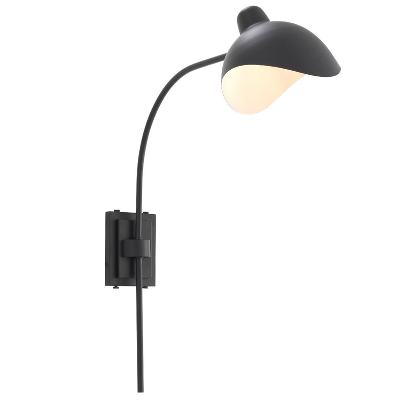 Бра Wall Lamp Pelham Black Черный в Костроме | Loft Concept 