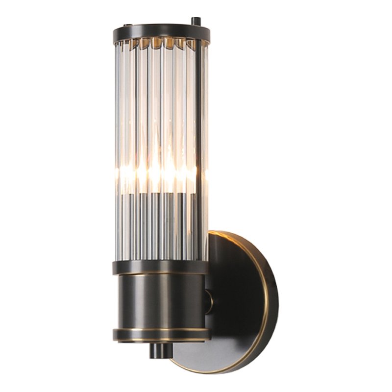 Ralph Lauren Бра Allen Single Sconce Темная бронза Прозрачный (Transparent) Ralph Lauren Бра Allen Single Sconce Темная бронза Прозрачный (Transparent) в Костроме | Loft Concept