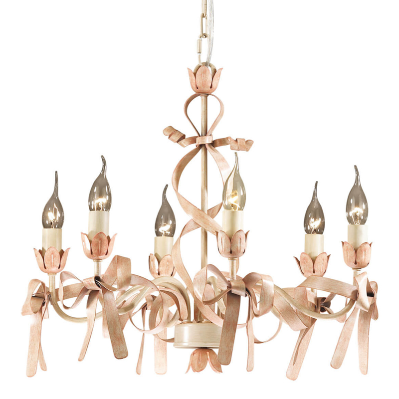 Люстра Kinder rosset 6 Dirty Rose Кремовый Люстра Kinder rosset 6 Dirty Rose Кремовый в Костроме | Loft Concept