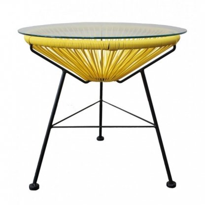 Приставной стол Acapulco side table Yellow Морская синь Желтый Оранжевый Зеленый Черный Белый Приставной стол Acapulco side table Yellow Морская синь Желтый Оранжевый Зеленый Черный Белый в Костроме | Loft Concept