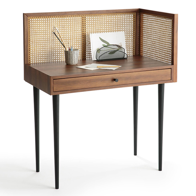 Рабочий стол Agnar Wicker Table Орех Рабочий стол Agnar Wicker Table Орех в Костроме | Loft Concept