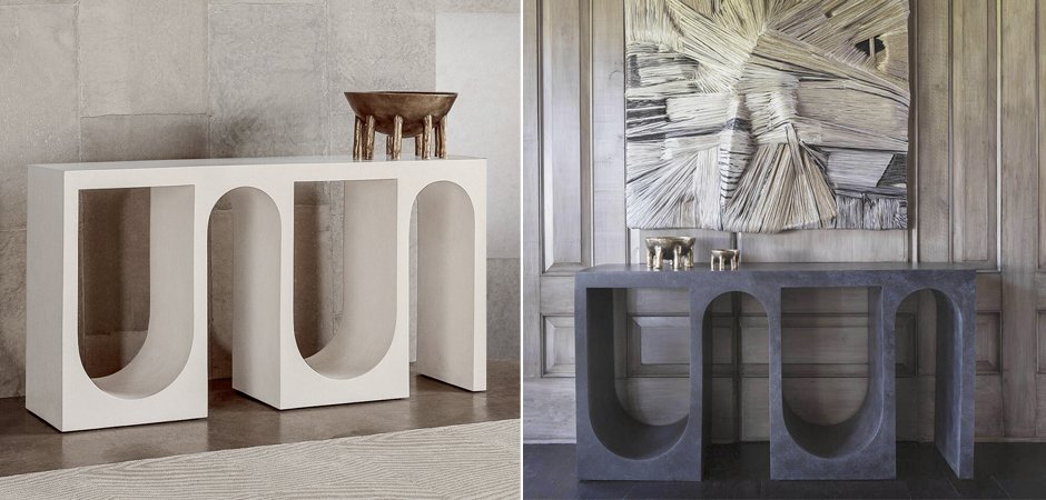 Консоль ROXBURY CONSOLE Grey Консоль ROXBURY CONSOLE Grey - Loft-Concept в Костроме