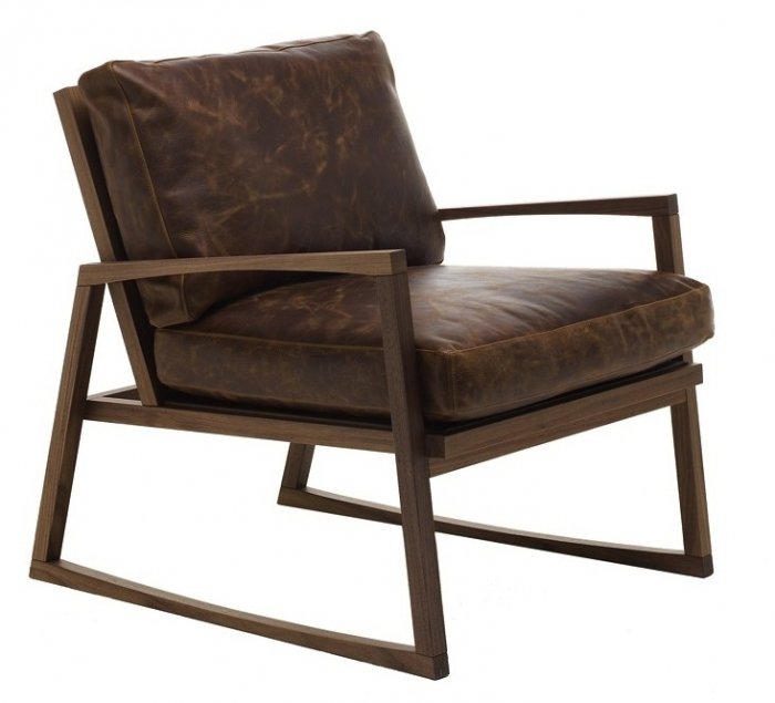 Кресло York armchair Коричневый Кресло York armchair Коричневый в Костроме | Loft Concept