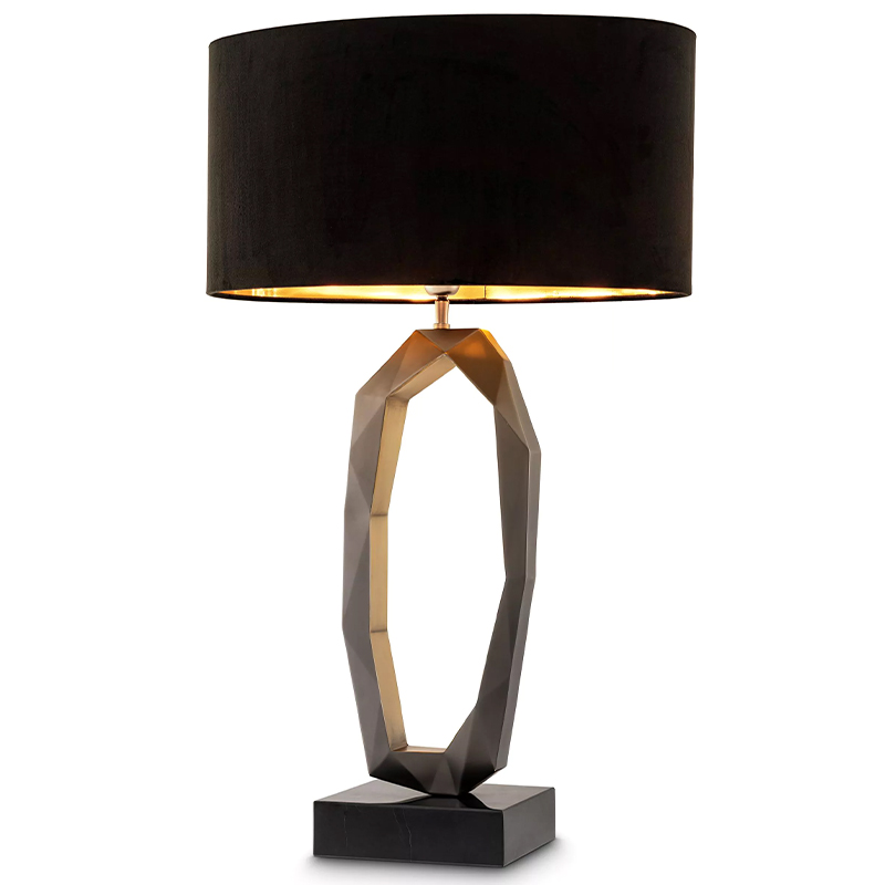 Настольная лампа Eichholtz Table Lamp Santos Черный Графит Настольная лампа Eichholtz Table Lamp Santos Черный Графит в Костроме | Loft Concept