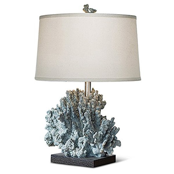 Настольная лампа Blue-Grey Coral Голубой пастельный Настольная лампа Blue-Grey Coral Голубой пастельный в Костроме | Loft Concept