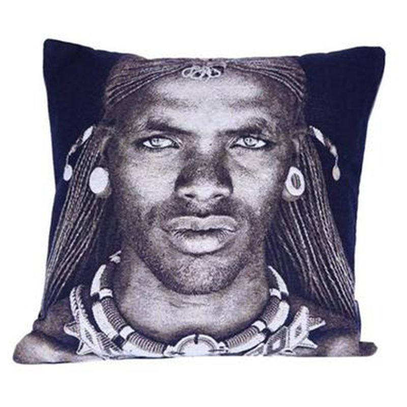 Декоративная Подушка Samburu Warrior Kenya Декоративная Подушка Samburu Warrior Kenya в Костроме | Loft Concept