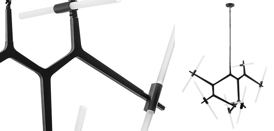 Люстра Агнес Chandelier Black 14 Люстра Агнес Chandelier Black 14 - Loft-Concept в Костроме
