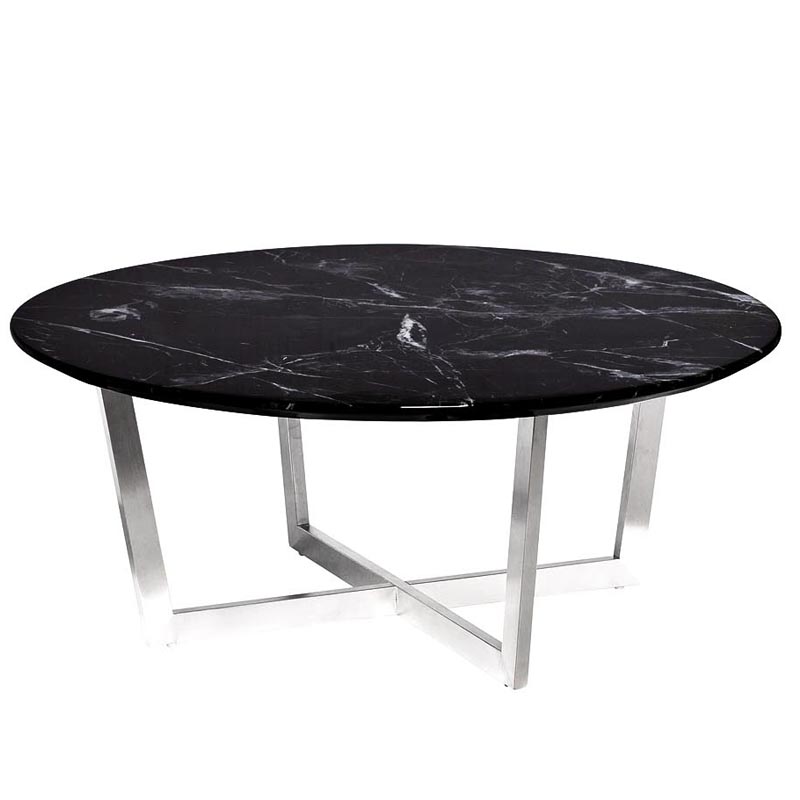 Кофейный стол Adamson Coffee Table Серебряный Кофейный стол Adamson Coffee Table Серебряный в Костроме | Loft Concept