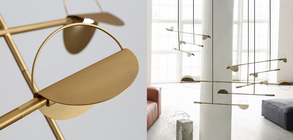 Люстра BOLIA LEAVES PENDANT brass Люстра BOLIA LEAVES PENDANT brass - Loft-Concept в Костроме