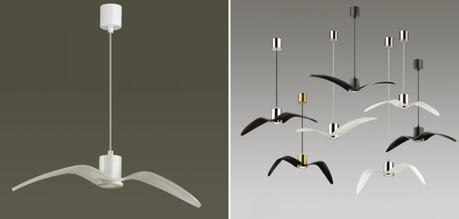 Подвесной светильник Seagull Average белый Подвесной светильник Seagull Average белый - Loft-Concept в Костроме