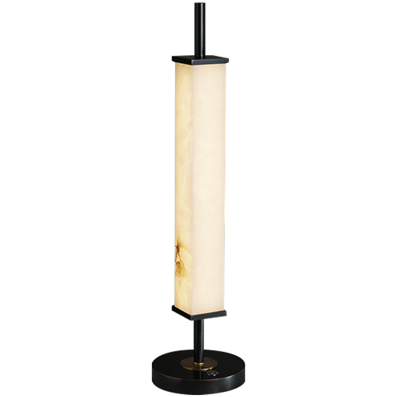 Настольная лампа Gaelle Modern Marble Table Lamp Темная медь Черный Белый Мрамор Bianco Настольная лампа Gaelle Modern Marble Table Lamp Темная медь Черный Белый Мрамор Bianco в Костроме | Loft Concept