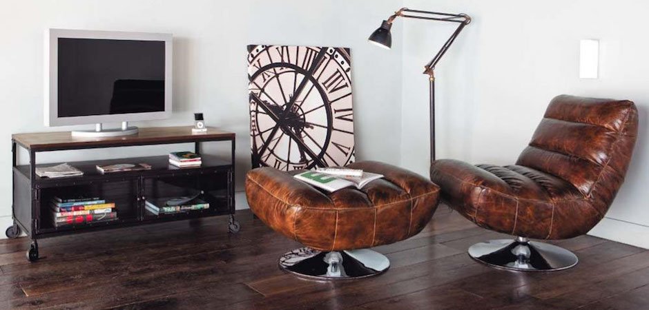 Тумба в стиле Индастриал на колёсах Industrial Bar Oak Chest mini Тумба в стиле Индастриал на колёсах Industrial Bar Oak Chest mini - Loft-Concept в Костроме