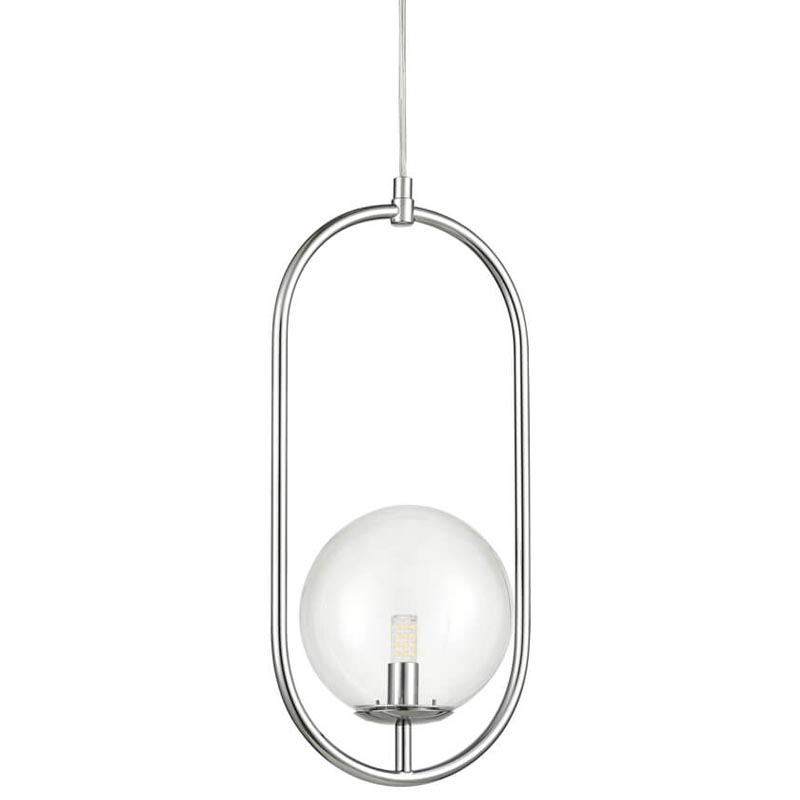 Подвесной светильник B.LUX C Ball oval chrome Хром Прозрачный Подвесной светильник B.LUX C Ball oval chrome Хром Прозрачный в Костроме | Loft Concept
