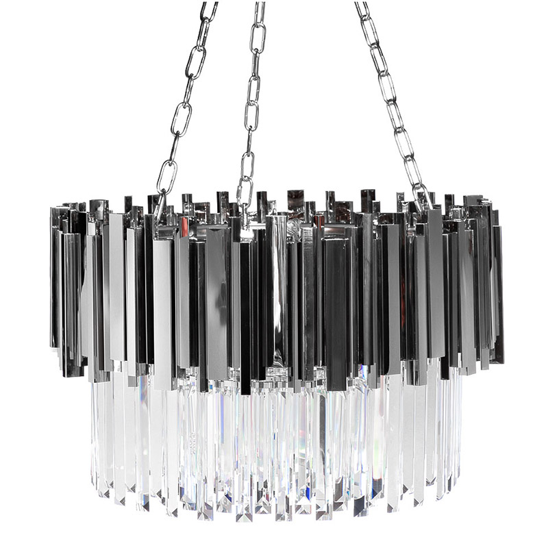 Люстра Empire Suspension Single Circle 60 chrome Хром Прозрачный Люстра Empire Suspension Single Circle 60 chrome Хром Прозрачный в Костроме | Loft Concept