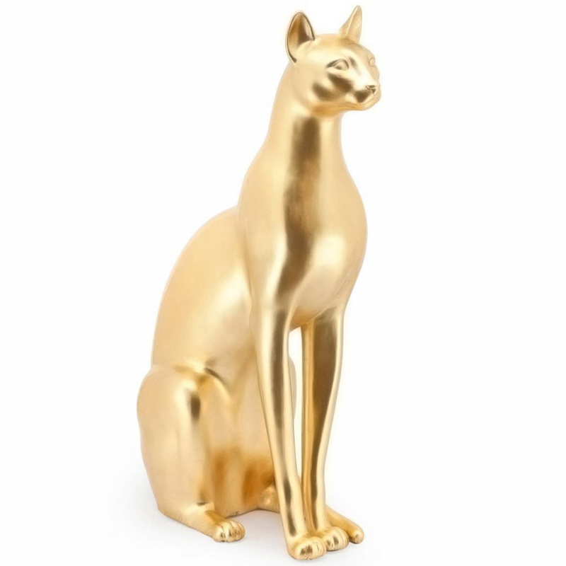Статуэтка Abhika Egyptian Cat Gold Золотой Статуэтка Abhika Egyptian Cat Gold Золотой в Костроме | Loft Concept