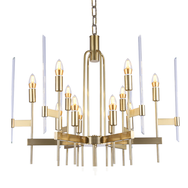 Bari Light Chandelier Aged Brass Золотой Bari Light Chandelier Aged Brass Золотой в Костроме | Loft Concept