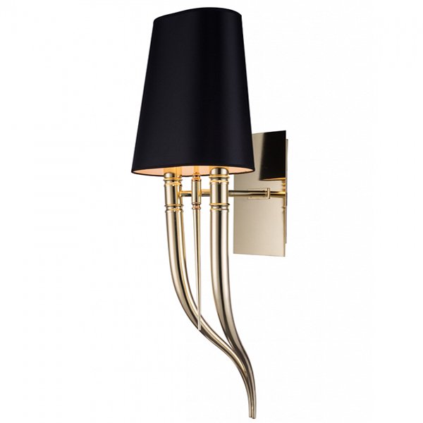 Бра Crystal Light Brunilde Ipe Cavalli Gold Золотой Черный Белый Бра Crystal Light Brunilde Ipe Cavalli Gold Золотой Черный Белый в Костроме | Loft Concept