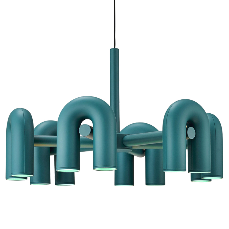 Люстра Cirkus AGO Lighting turquoise 4-6 Бирюзовый Люстра Cirkus AGO Lighting turquoise 4-6 Бирюзовый в Костроме | Loft Concept
