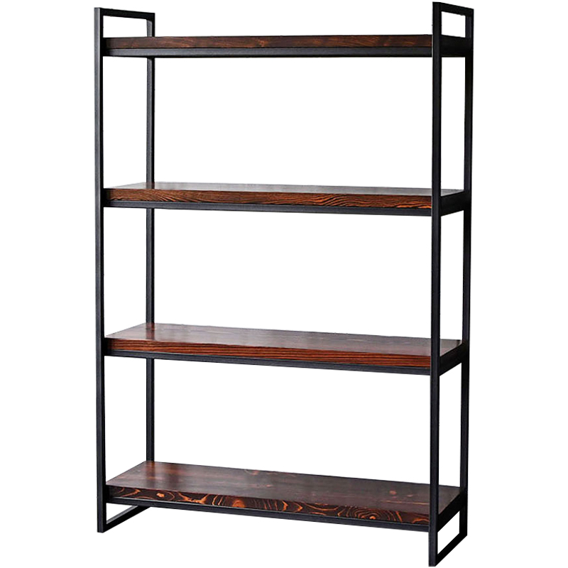 Стеллаж Alton Industrial Metal Rust Rack Черный Коричневый Стеллаж Alton Industrial Metal Rust Rack Черный Коричневый в Костроме | Loft Concept
