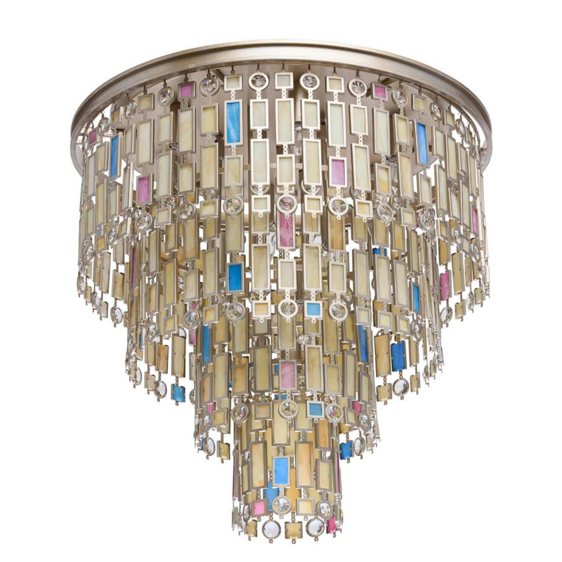 Потолочный светильник Cascade Chandelier 61 Золотой Мульти Потолочный светильник Cascade Chandelier 61 Золотой Мульти в Костроме | Loft Concept