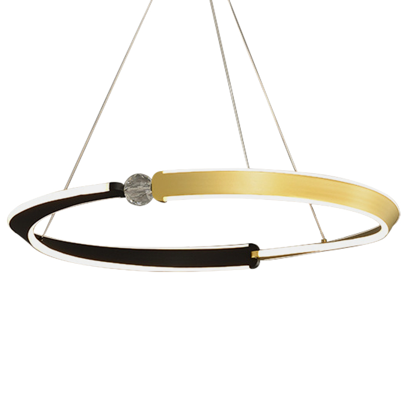 Люстра Кольца Ring Horizontal Cyril Черный Золотой Золотой Черный Люстра Кольца Ring Horizontal Cyril Черный Золотой Золотой Черный в Костроме | Loft Concept