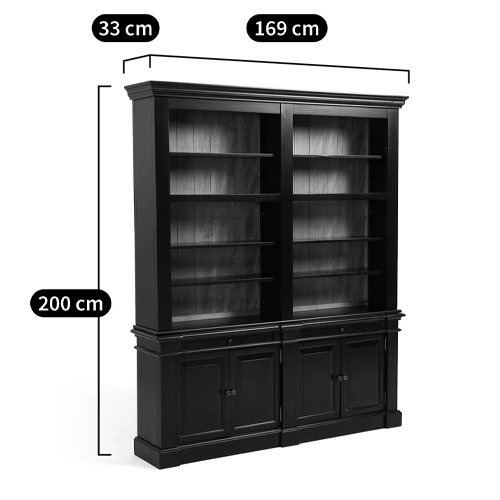 Витрина из массива сосны Sterling Showcase Black Витрина из массива сосны Sterling Showcase Black в Костроме