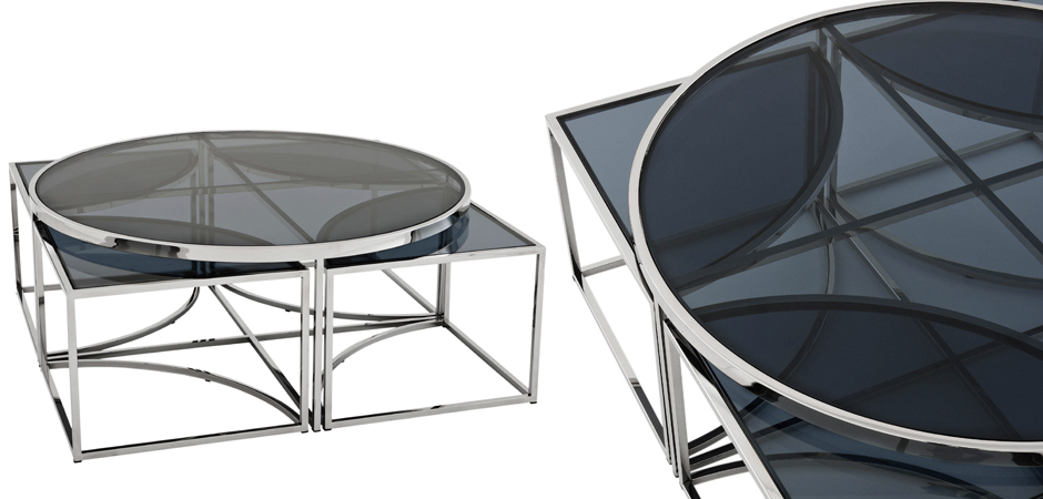 Кофейный стол Eichholtz Coffee Table Padova Stainless steel Кофейный стол Eichholtz Coffee Table Padova Stainless steel - Loft-Concept в Костроме