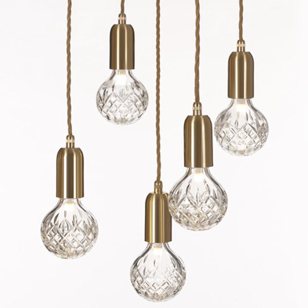 Подвесной светильник lee broom Ceare Crystal Bulb Chandelier Золотой Подвесной светильник lee broom Ceare Crystal Bulb Chandelier Золотой в Костроме | Loft Concept