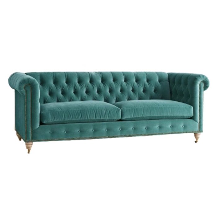 Трехместный диван Velvet Lyre Chesterfield Sofa Серый Фиолетовый Красный Малахит (зеленый) Бирюзовый Голубой пастельный Золотой Трехместный диван Velvet Lyre Chesterfield Sofa Серый Фиолетовый Красный Малахит (зеленый) Бирюзовый Голубой пастельный Золотой в Костроме | Loft Concept