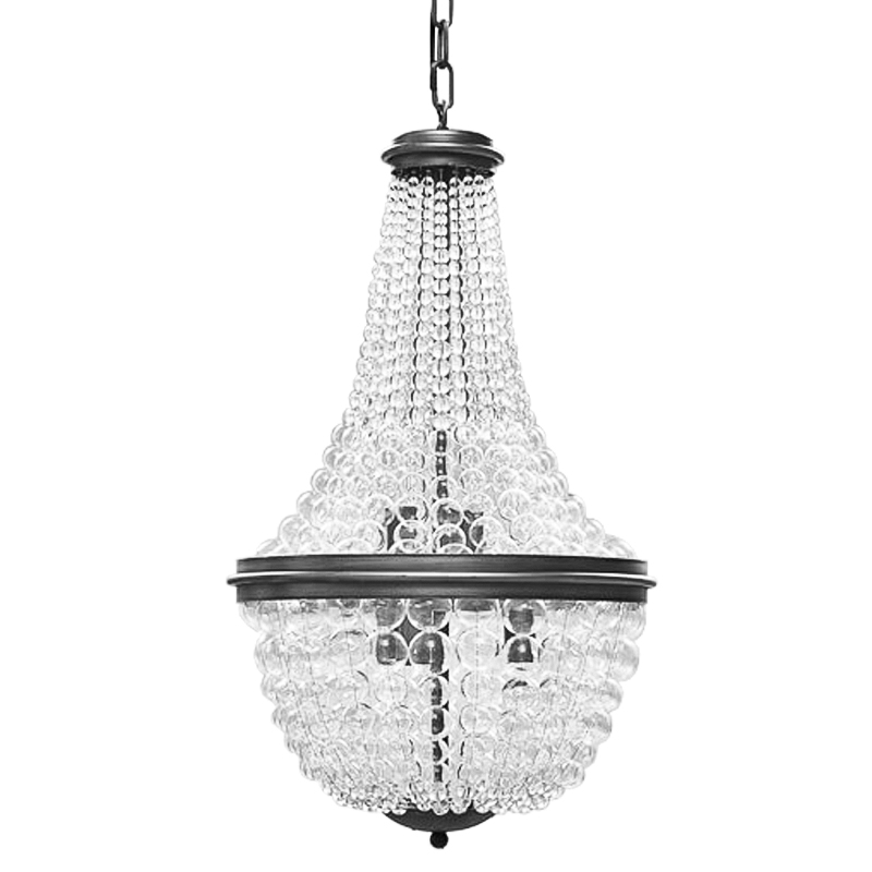 Люстра Bubble Blower Classic Chandeliers Графит Прозрачный Люстра Bubble Blower Classic Chandeliers Графит Прозрачный в Костроме | Loft Concept