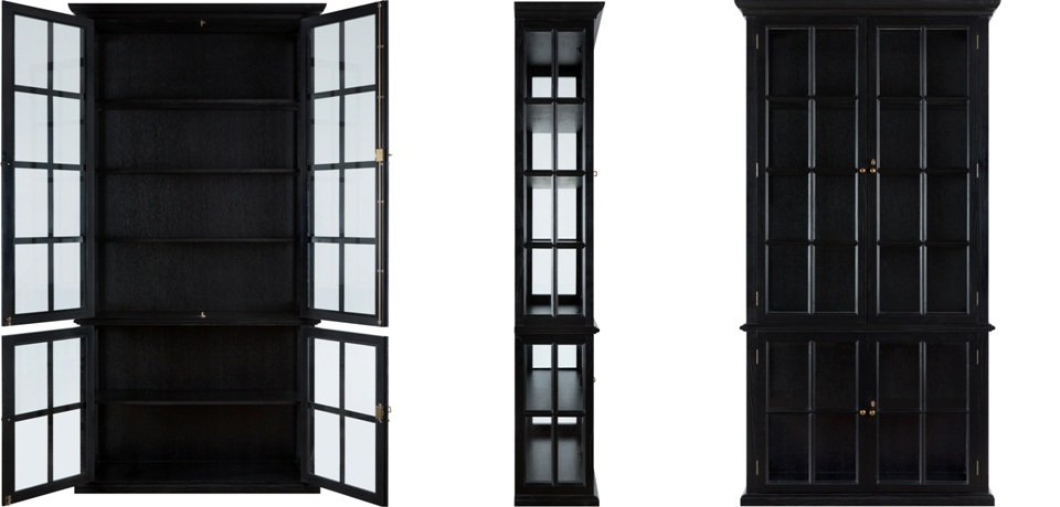 Шкаф-витрина French black Шкаф-витрина French black - Loft-Concept в Костроме