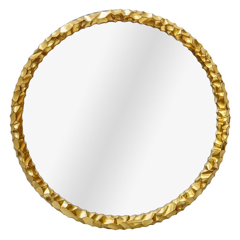 Зеркало Reginald Mirror round gold Золотой Зеркало Reginald Mirror round gold Золотой в Костроме | Loft Concept