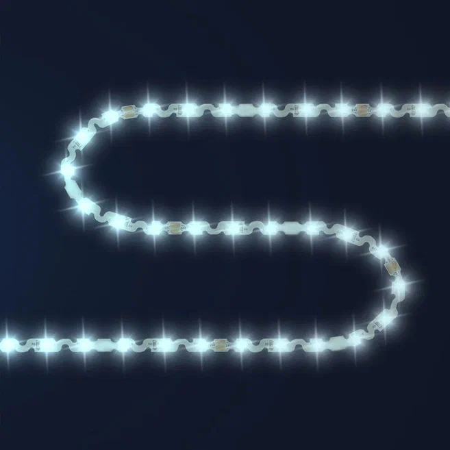 Светодиодная лента 5W/m 60LED/m 2835SMD холодный белый 5M Белый Светодиодная лента 5W/m 60LED/m 2835SMD холодный белый 5M Белый в Костроме | Loft Concept