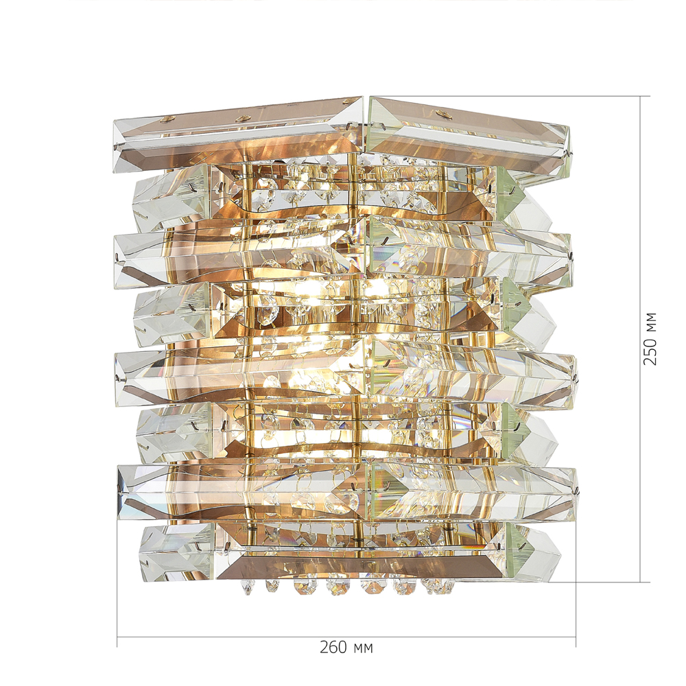 Бра в классическом хрустальном обрамлении Light Garland в Костроме