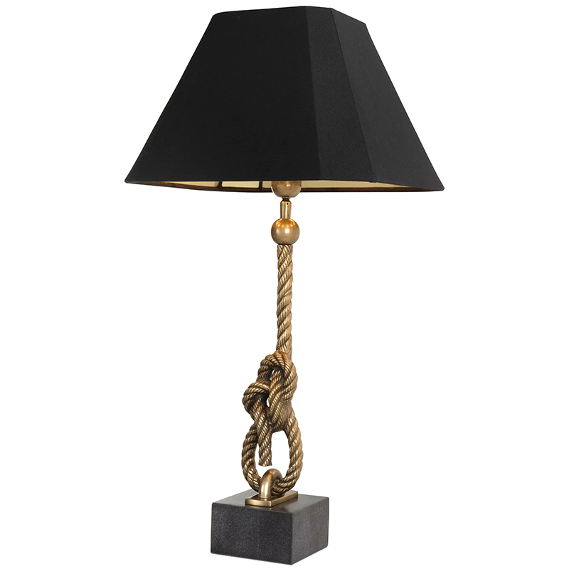 Настольная лампа Eichholtz Table Lamp Miles Черный Винтажная латунь Настольная лампа Eichholtz Table Lamp Miles Черный Винтажная латунь в Костроме | Loft Concept