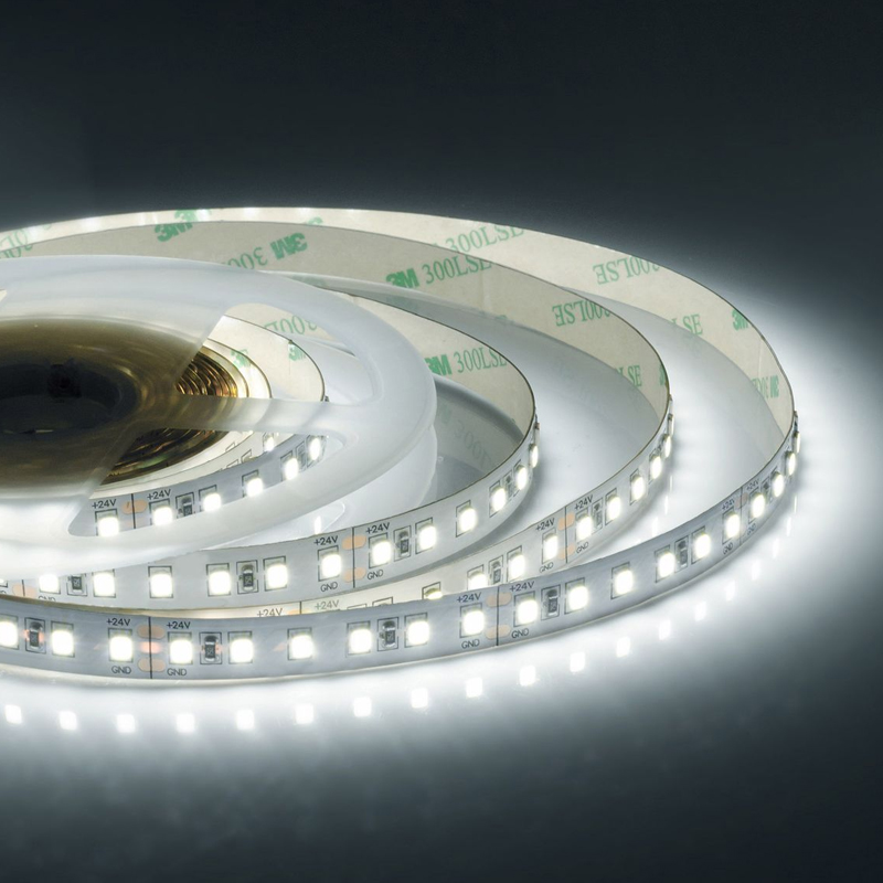 Светодиодная лента 120LED/m 2835SMD холодный белый 5M Белый Светодиодная лента 120LED/m 2835SMD холодный белый 5M Белый в Костроме | Loft Concept
