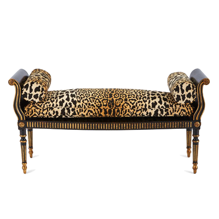Оттоманка Attina Leopard Bench Мульти Оттоманка Attina Leopard Bench Мульти в Костроме | Loft Concept