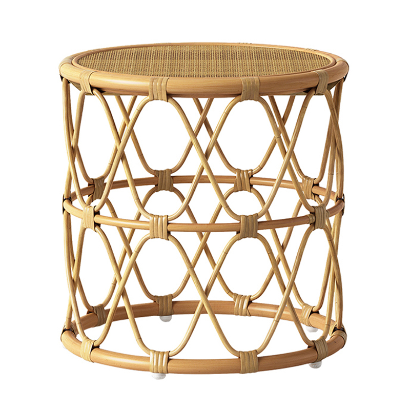 Приставной стол Lotta Wicker Table Древесина Приставной стол Lotta Wicker Table Древесина в Костроме | Loft Concept