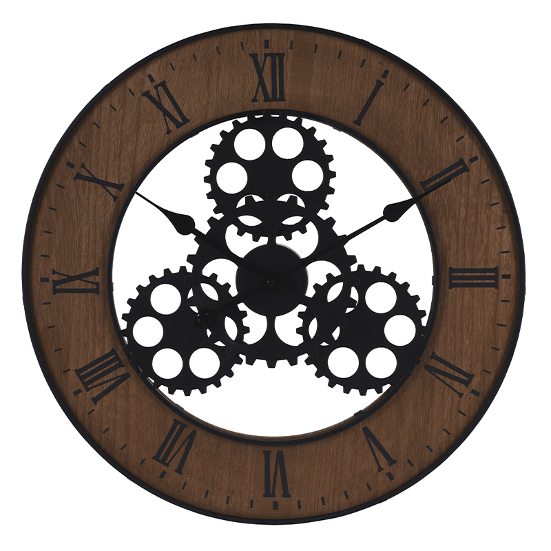 Часы Gears Черный Коричневый Часы Gears Черный Коричневый в Костроме | Loft Concept