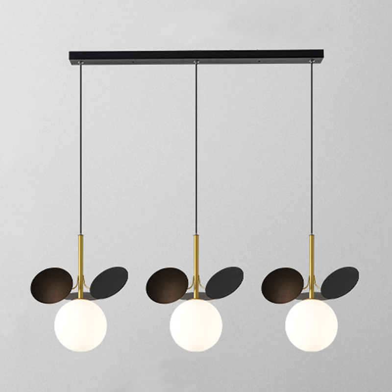 Люстра MATISSE Pendant Triple black Золотой Белый Черный Люстра MATISSE Pendant Triple black Золотой Белый Черный в Костроме | Loft Concept