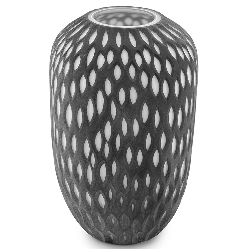 Ваза VASE POIS SM Черно-белый Ваза VASE POIS SM Черно-белый в Костроме | Loft Concept