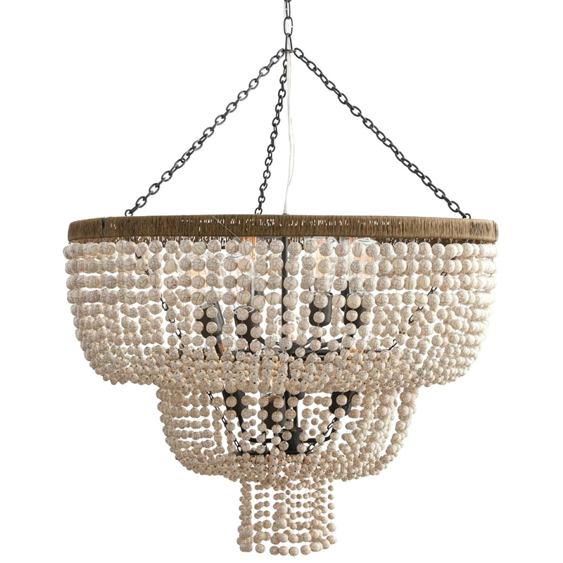 Люстра Arteriors CHAPPELLET CHANDELIER Белый Серый Золотой Люстра Arteriors CHAPPELLET CHANDELIER Белый Серый Золотой в Костроме | Loft Concept