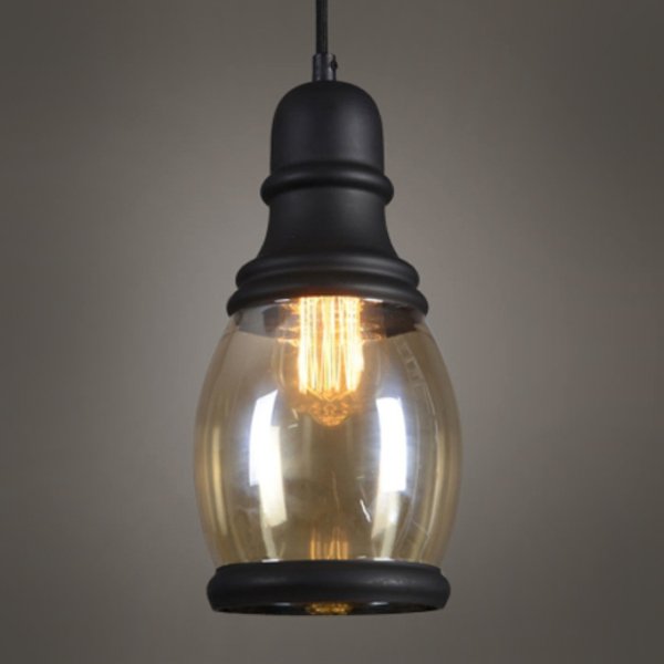 Подвесной светильник Loft Smoke Glass Pendant #3 Черный Подвесной светильник Loft Smoke Glass Pendant #3 Черный в Костроме | Loft Concept