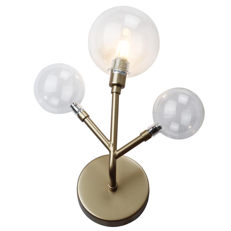 Бра Berries Trio Sconce gold Винтажное Светлое Золото Прозрачный Бра Berries Trio Sconce gold Винтажное Светлое Золото Прозрачный в Костроме | Loft Concept