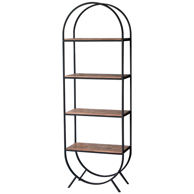 Стеллаж Lugo Industrial Metal Rust Black Rack Коричневый Черный Стеллаж Lugo Industrial Metal Rust Black Rack Коричневый Черный в Костроме | Loft Concept