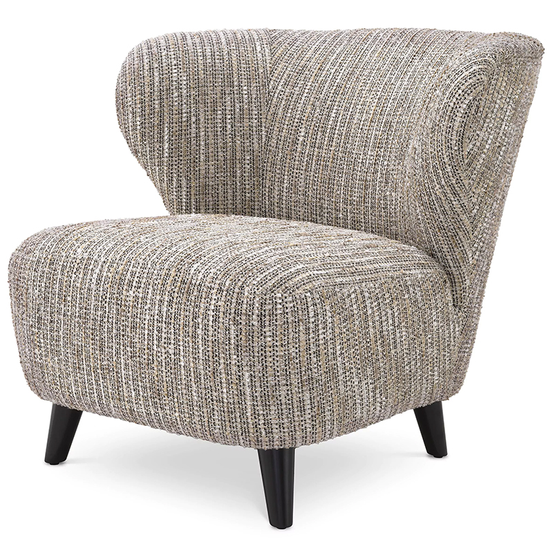 Кресло Eichholtz Chair Hydra Бежево-серый Черный Бежево-серый Черный Кресло Eichholtz Chair Hydra Бежево-серый Черный Бежево-серый Черный в Костроме | Loft Concept