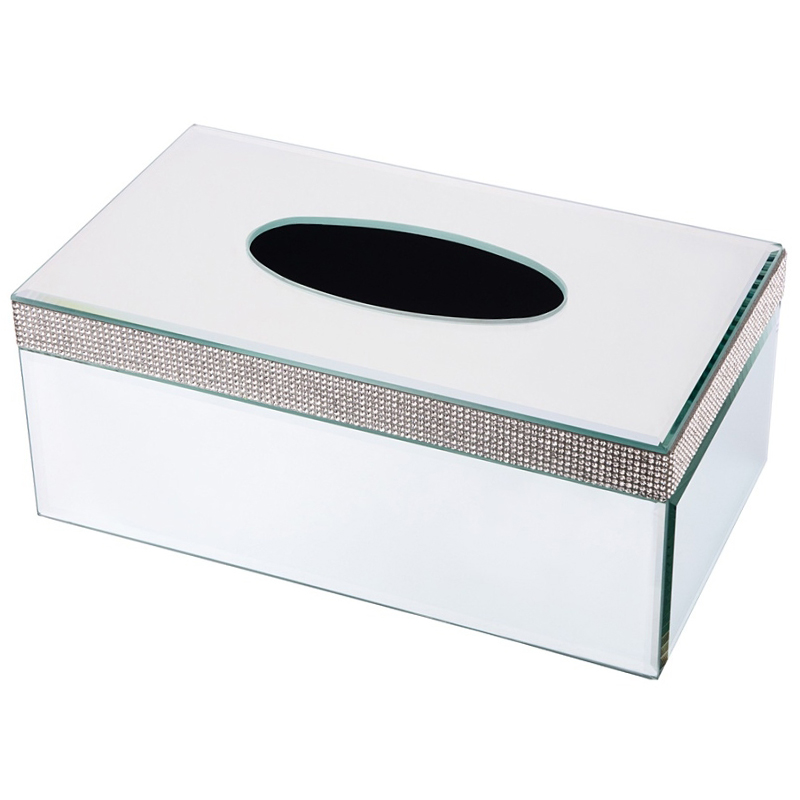 Шкатулка для салфеток Rhinestones Tissue Holder Box Зеркало Шкатулка для салфеток Rhinestones Tissue Holder Box Зеркало в Костроме | Loft Concept